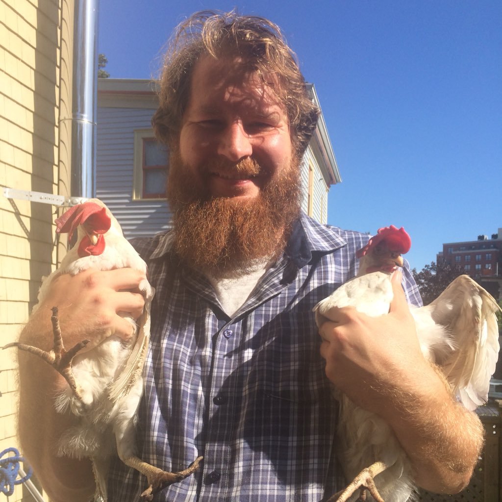 Community social worker in Halifax, I love my garden and my chickens.
