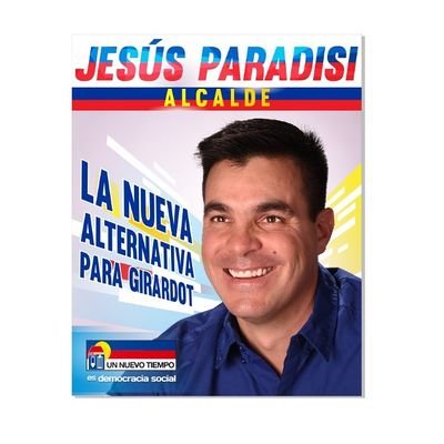 Candidato para la Alcaldia de Girardot por UNT  Instagram: @jesusgparadisi