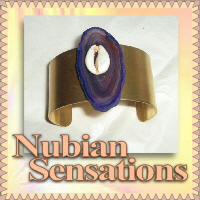 Nubian Sensations creating unique handcrafted jewelry.