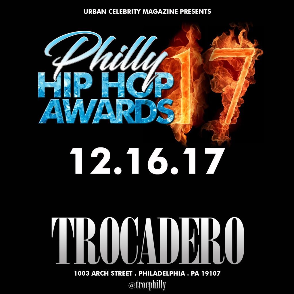 12/16: Celebrate the music, the lifestyle, the art & the heart of Philly Hip Hop culture with the brightest stars in the 215 LIVE at THE TROCODERO THEATRE! 5pm