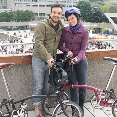 Two Canadians on #Brompton bicycles. Tweets about our unfolding adventures abroad and at home. #BikeTO