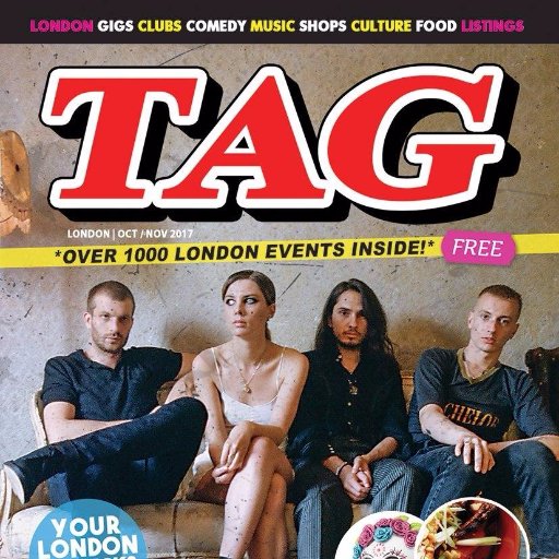 #London Entertainment Guide.  Pick up TAG magazine in 200+ of your favourite haunts every month. #Camden #Shoreditch #Islington #Hackney #Brixton