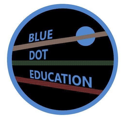 Blue Dot Education is an ed nonprofit doing premier space, earth and ocean sciences work. Connect on Facebook @bluedoteducation and Instagram @bluedot_education