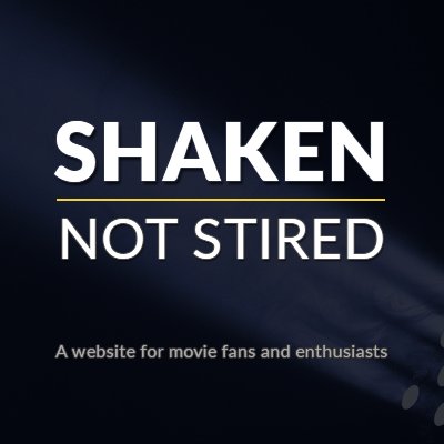 Welcome to Shaken, Not Stirred, a place for movie fans and enthusiasts. Read movie reviews and various articles related to movies and TV shows.