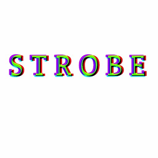 You can't spell strobe without sober.
We just want to create the best SOBER dance parties we can.