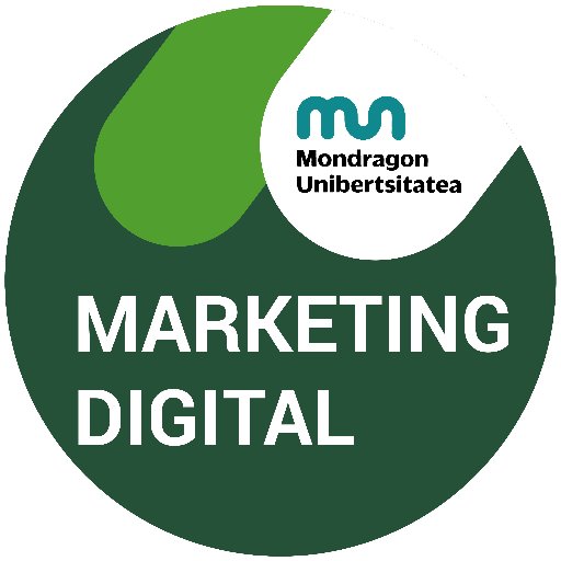 Canal de Twitter del Máster Universitario y Postgrado Executive en Marketing Digital de Mondragon Unibertsitatea