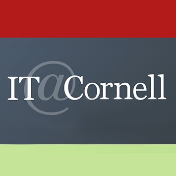 Cornell Information Technologies. Get support at https://t.co/ncsn0ioy0e