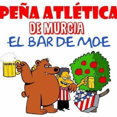 Peña Atlética de Murcia - Bar de Moe, el mejor lugar para disfrutar de nuestro Atleti.Invítanos a un café para el podcast: https://t.co/RKvMJAFd38