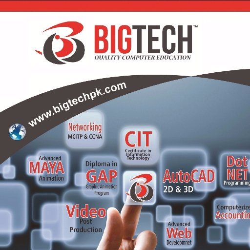 bigtechnipa's profile picture. We offer excellent training of:
IELTS
English Language
Web Designing
Web Development
Graphics
CIT
MS Office