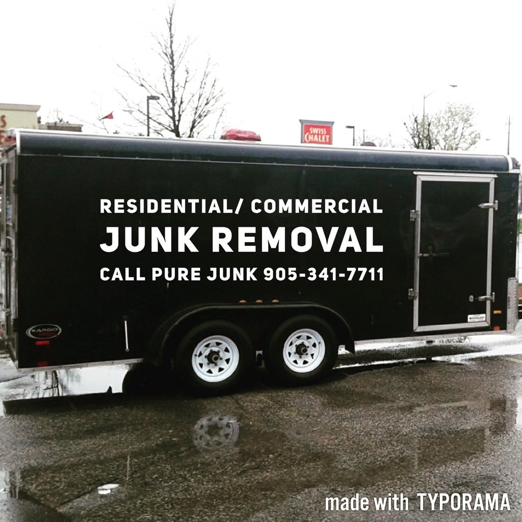 Pure Junk is a junk removal business in the Niagara Region. Call 905-341-7711 for a free quote