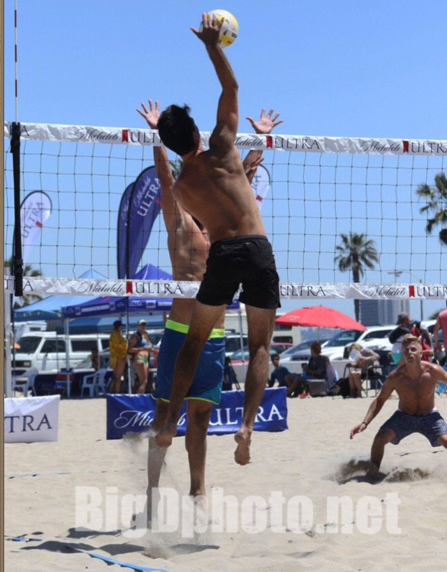 Beach volleyball. All for the Glory of God. Dream Chaser.