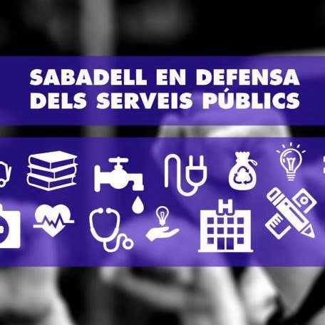 Plataforma en Defensa dels Serveis Públics a Sabadell