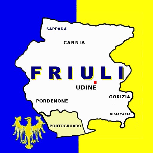 F R I U L I : territori delle  Arcidiocesi di #Gorizia, #Pordenone e #Udine / #FRIULI→geografico-storico / Componenti: #Udinese #Carnia #Goriziano #Pordenonese