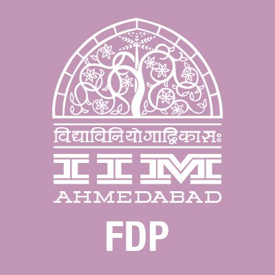 FDP_IIMA's profile picture. The Faculty Development Programme @IIMAhmedabad is specially designed for faculty members of #management #education and training institutes. Hashtag #FDPATIIMA