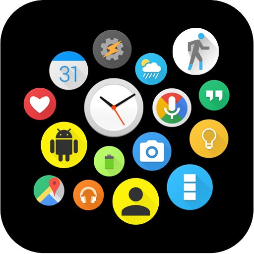 Bubble Cloud Watch Face Launcher + Widgets