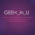 GeekInU (@geek_in_u) Twitter profile photo