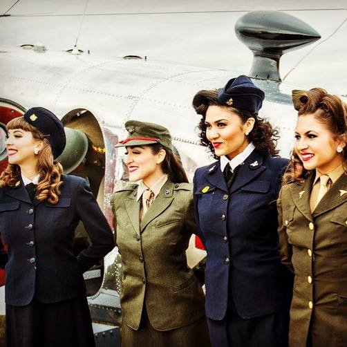 1940s USO Pin-Up Troupe - energetic ensemble of singing, tapping, and downright charming ladies. LA | London | Paris 💋