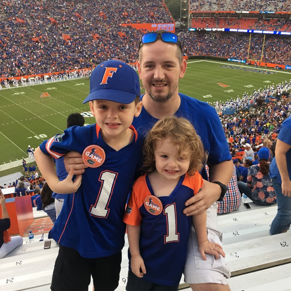 Father of 2 boys. Gator Fan! automotive and marine upholster.