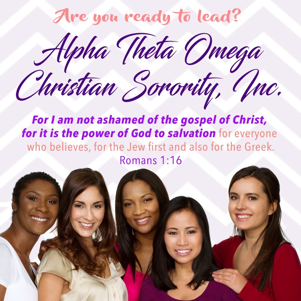 atotheta2002's profile picture. Alpha Theta Omega is a sorority of women who are not ashamed of the gospel, share a desire 2 grow in excellence spiritually, mentally, & socially.