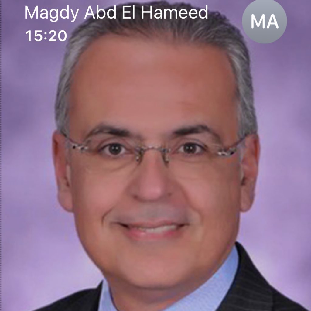 prof of cardiology #ainshamsuniversity immediate past president of the Egyptian society of cardiology