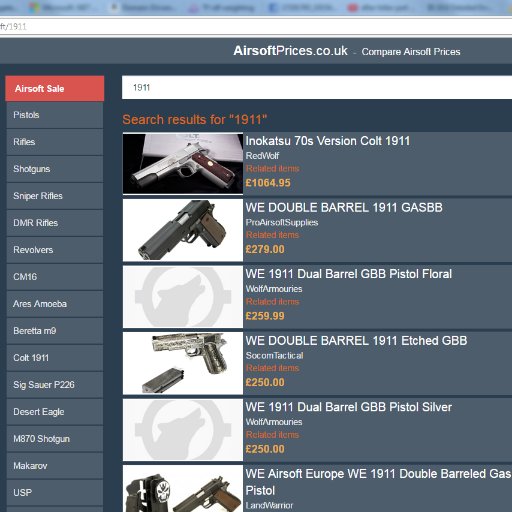 Helping you find the best deals on airsoft weapons!