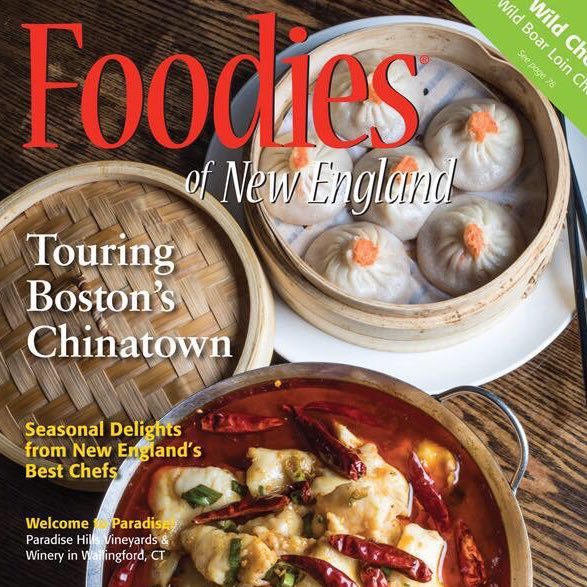 Foodies of New England is devoted to food lovers. Our magazine features the region's best chefs, restaurants, & wines. Find us in B&N and grocery stores!