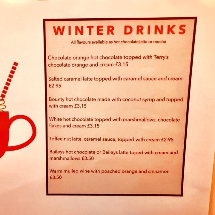 Cafe/Bistro Eat in/Takeaway Outside catering available! 0116 2676331. Great food, drink and service 7 days a week :)!