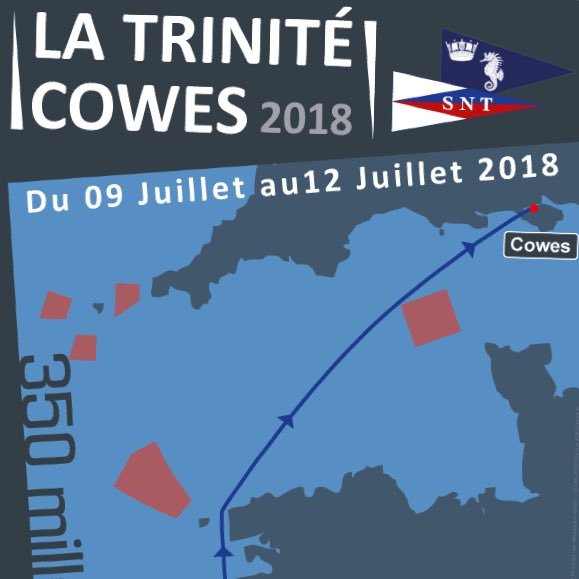 Course au départ delà Trinité sur Mer pour rallier la marina de Cowes inscrite au calendrier du RORC