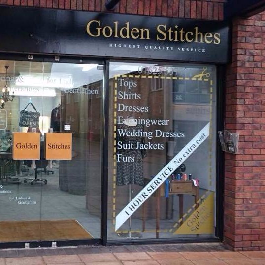 goldenstitchesw's profile picture. Wilmslow based , providing the highest quality tailoring and alteration services for ladies and gentleman at all time.