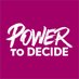 Power to Decide (@powertodecide) Twitter profile photo