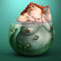 I'm a fat mermaid.  I have a hot tail.