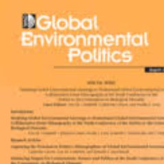 Official twitter feed from the editors of Global Environmental Politics