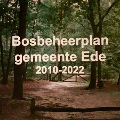 voor (bijna) alles wat er in de bossen van de gemeente Ede gebeurt.