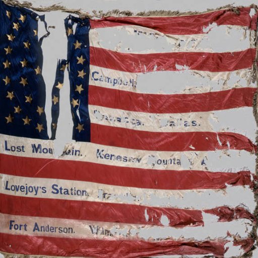 My profile photo is my great-grandfather's battle flag, from his service as a Captain in the Michigan 23rd Infantry Regiment, 1862-65.