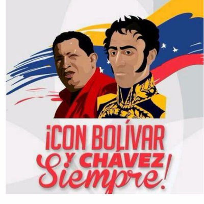 Resultado de imagen de BOLIVAR Y CHAVEZ IMAGEN