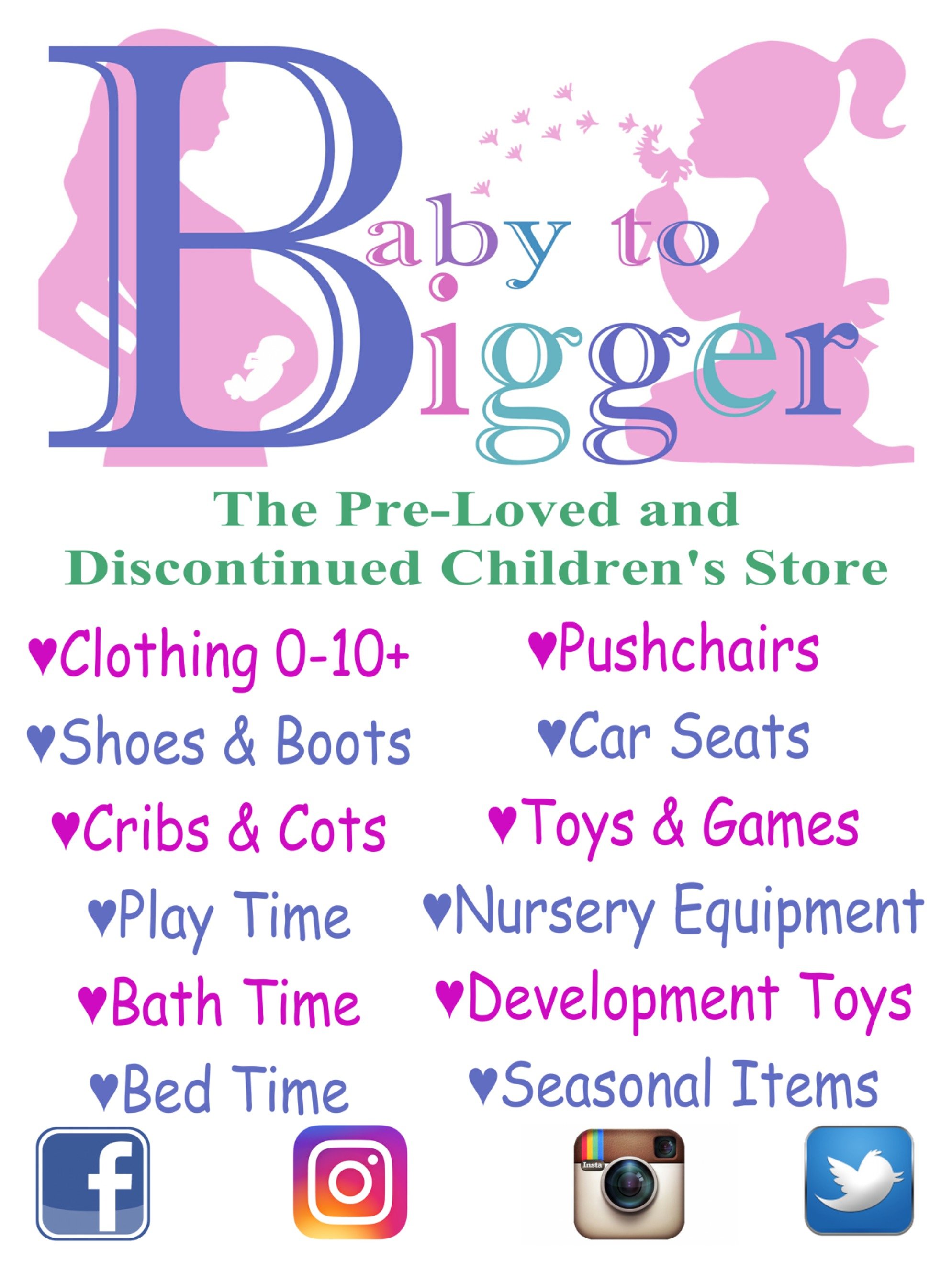 Welcome to our Shop for Preloved  Clothing from baby to Teens,Toys,Baby Equipment and much more.find us on facebook https://t.co/mrE3posznW