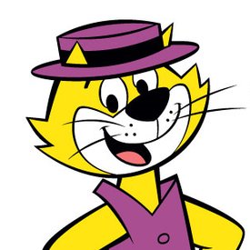 Well...  I'm the most tip-top........  Top Cat and the #leader of a #GangofManhattanAlleyCats  #TopCat #TC 🎩🐱💸