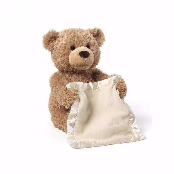 Coucou je suis l'ours en peluche qui fait coucou!! #peekaboo