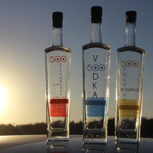 500 vodka is a San Antonio brand that became a dream come true for a husband wife team from Hempstead, Long Island, New York!