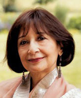 This is the twitter account for actor and culinary writer Madhur Jaffrey.