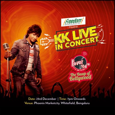 This exclusive musical extravaganza organized by HT Media group aims to enthrall audience with the mellifluous voice of KK on 23rd December in Bangalore.