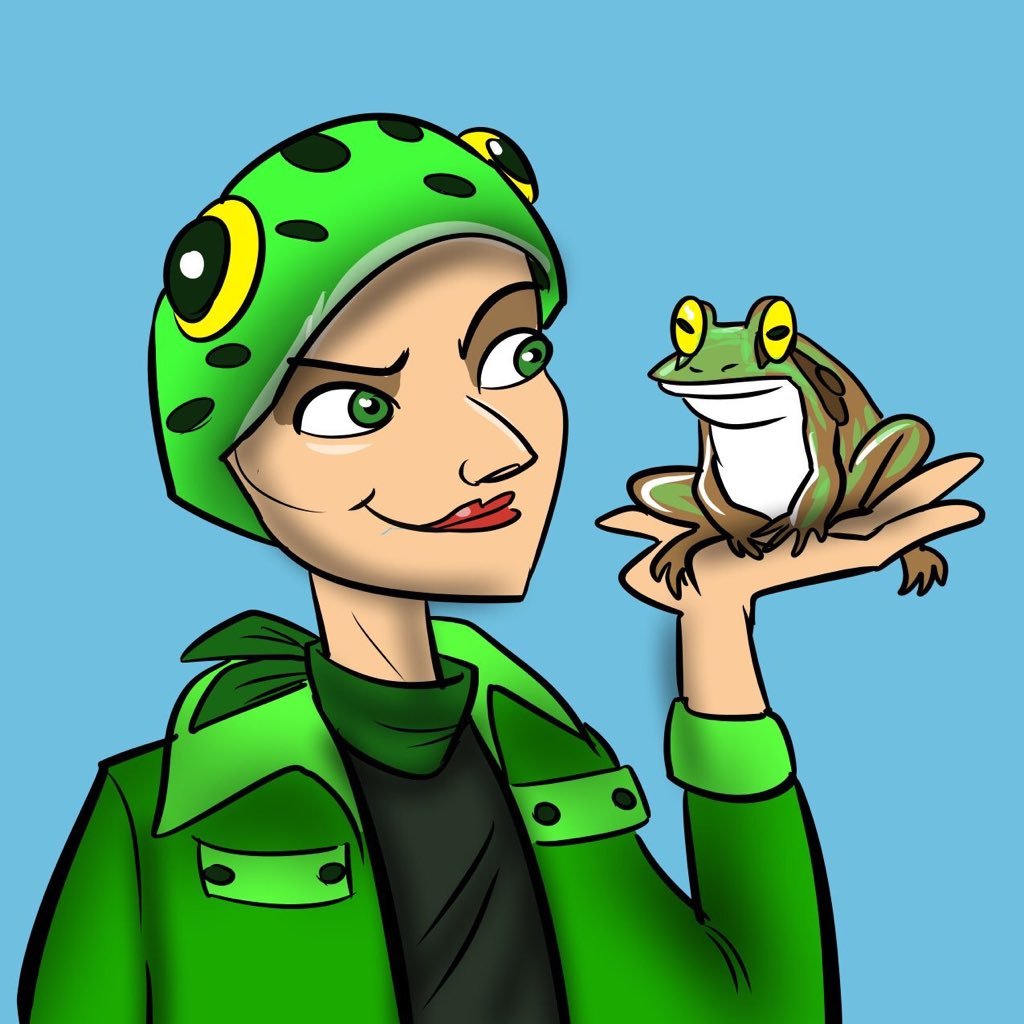 •artist + #FrogCollaborator •amphibian conservationist •creates #Frogtraits+ #WearableArt •loves ponds frogs toads #GrateEscape #HighFourAmphibians! she/her 🌱