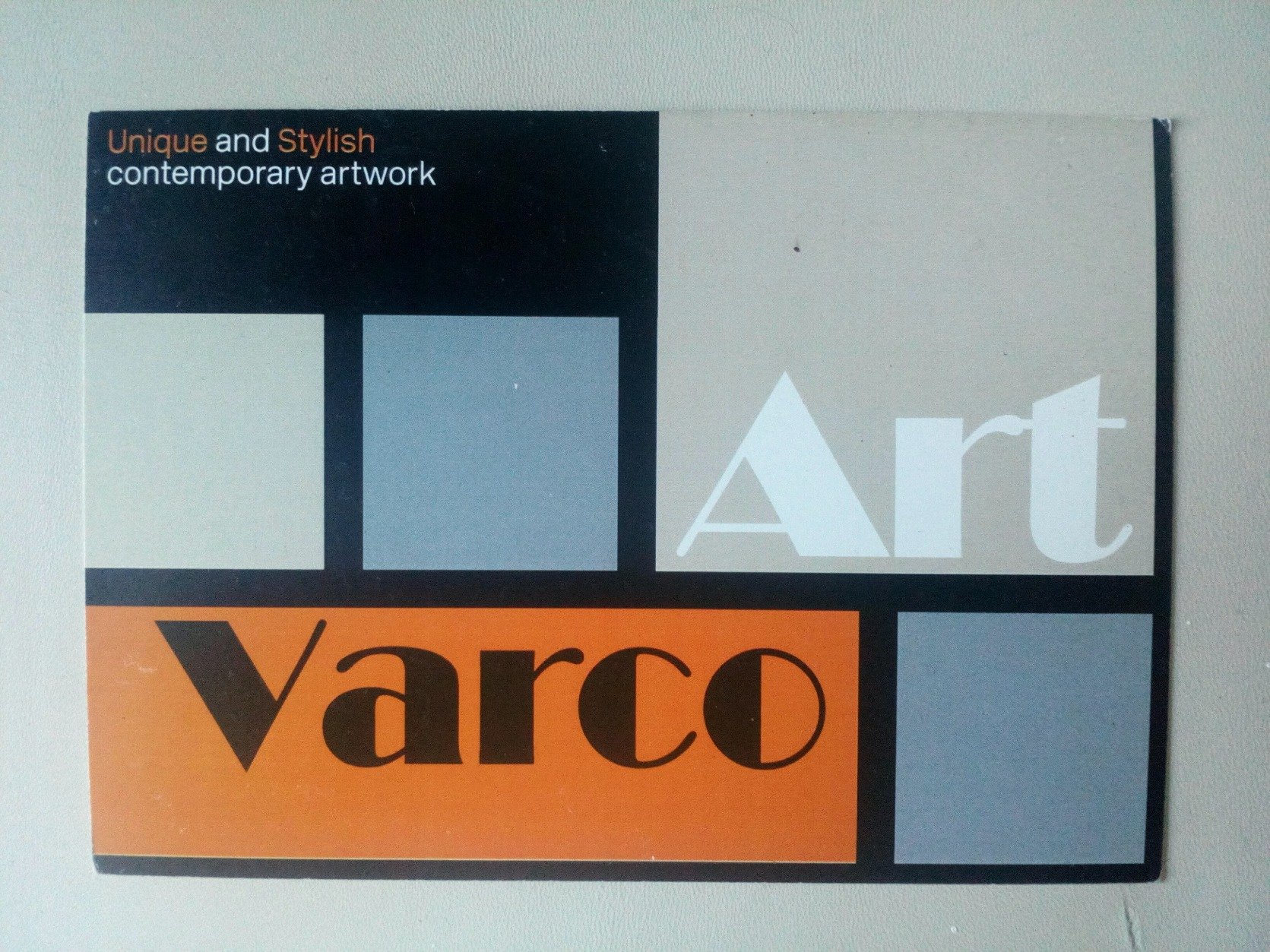 Statement wall art made entirely from upcycled materials.