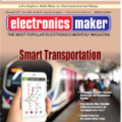 Electronics Maker is  published by EM Media LLP (INDIA) since 1996 is the most popular  electronics monthly journal.