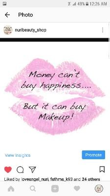 best quality makeups in less pricess 👇🏻
مكياج جودة عاليه بأقل اسعار😊
follow us 👇🏻
insta: nuribeauty_shop