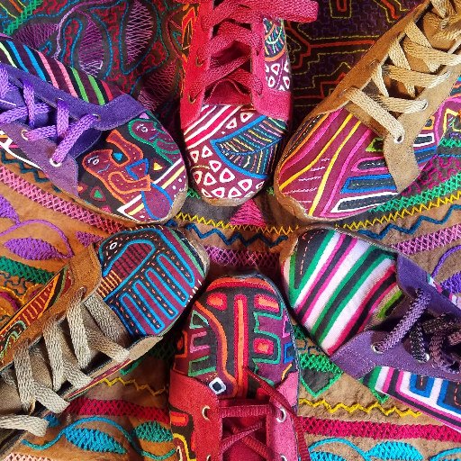 We design tribal wearable-art, unique eco fashion, vegan mola shoes and apparel made using Mola, Wayuu and many other tribal textiles ~ https://t.co/6AHJh1LMZh
