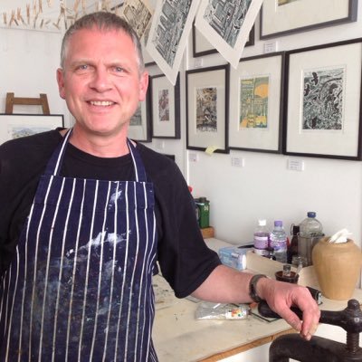 MickArmsonArt's profile picture. I am an artist printmaker in Greenwich. My studio looks over the Thames and London skyline, which informs and inspires my work. https://t.co/9dvxgUXJqQ