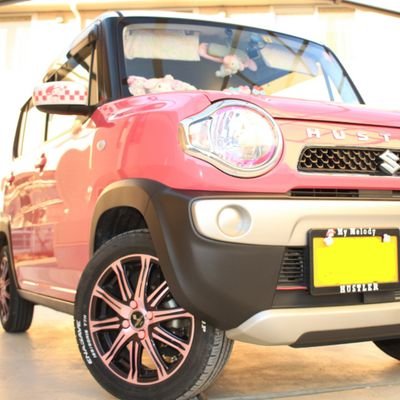 愛車🚙ピンクハスラー(5MT)＊ｽﾃｯﾌﾟﾜｺﾞﾝ SPADA🚙  
リフトアップ車､MT車､ジムニー､HUMMERが大好き💕