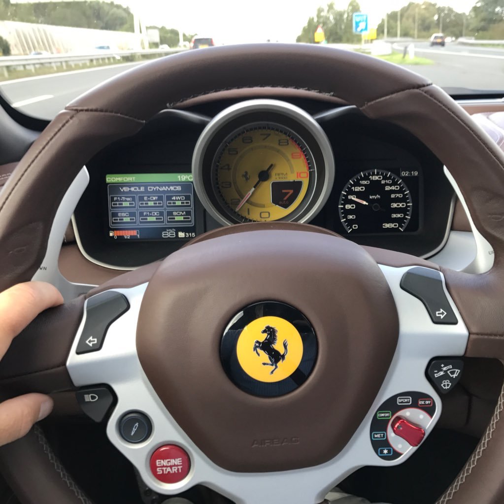 Supercar addict, entrepreneur and petrolhead. Daily driver: Ferrari FF , Von Schmidt re-imagined 911.