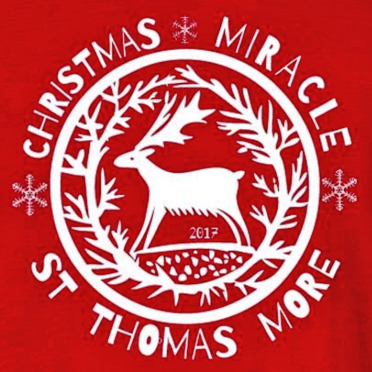 Welcome to St. Thomas More's Christmas Miracle official twitter! Please follow us for updates and reminders of upcoming events! As well as some cute quotes.❄️🎄